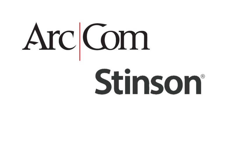 Arc-Com logo and Stinson logo