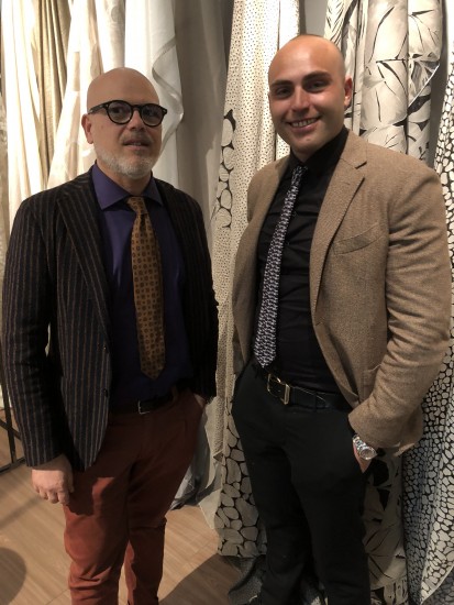 Giuseppe Carillo, CEO, left, and Alessandro Carillo, brand manager, at Angelo Carillo and Co. in Naples, Italy.