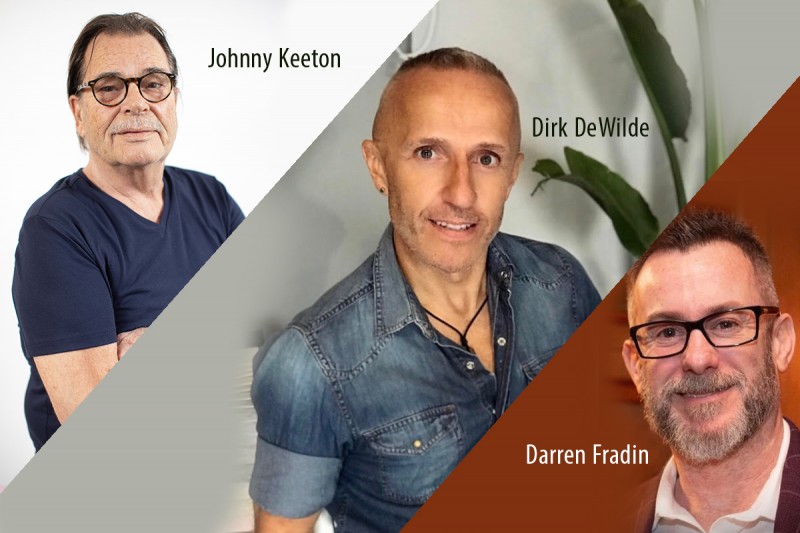 Johnny Keeton, Dirk DeWilde, and Darren Fradin