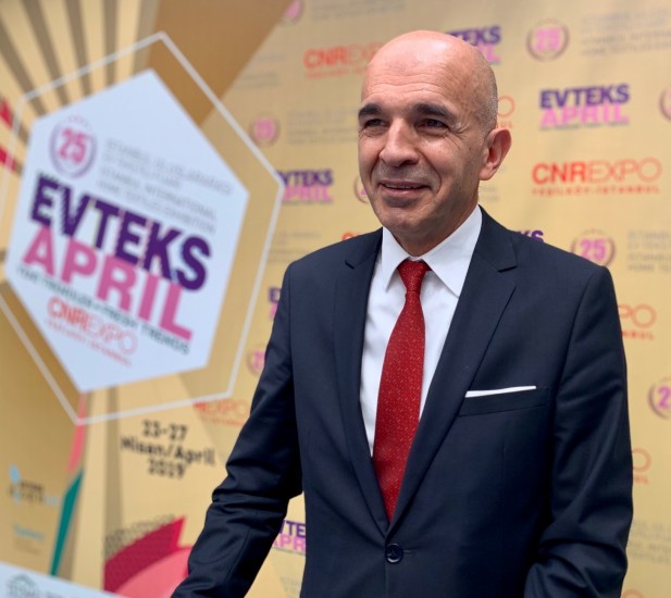CNR Expo CEO Ali Bulut during Evteks 2019.