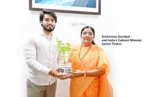 F&FI's Anshuman Nautiyal Hosts India's Cabinet Minister Savitri Thakur at Doon University