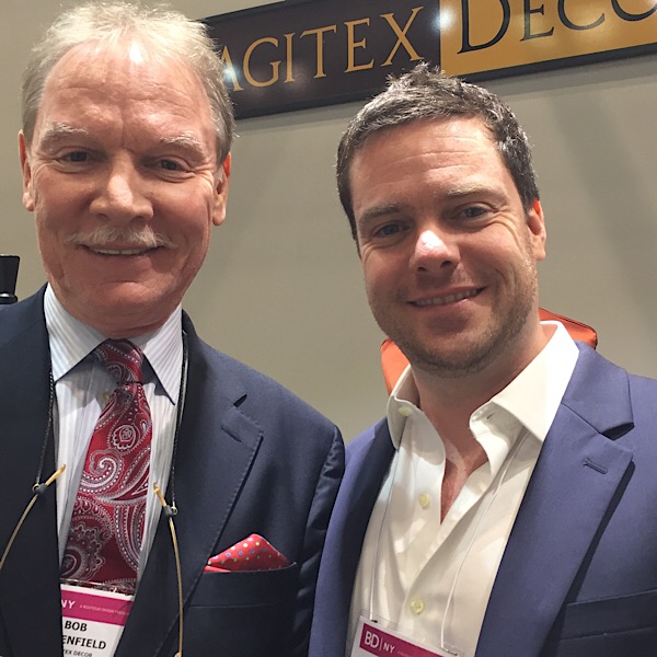 Bob Greenfield, left, CEO, and Ari Greenfield, president, Magitex Decor in Miami