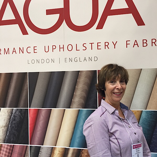 Suzanne Ralton, owner, Agua Fabrics in England