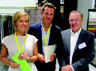 Charlotte Hellyn, her brother Olivier and their father Frans