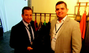 Bora Birgin, Chief Sales Officer of Yünsa, Istanbul, with Ersin Samsa, sales manager