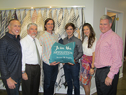 STI Team: Glen Read, Designer; Bill Gibbons father of Sean Gibbons, CEO and his son Anderson Gibbons, Sales & Social Media Strategist (three generations, Gibbons Family); Danielle Bellomo, Social Media & Marketing Manager and R. John Kay, President