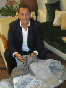 Giovanni Vaj with new linens