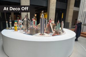 At Cartier Museum,  Paris, the most interesting work is this 3D cityscape